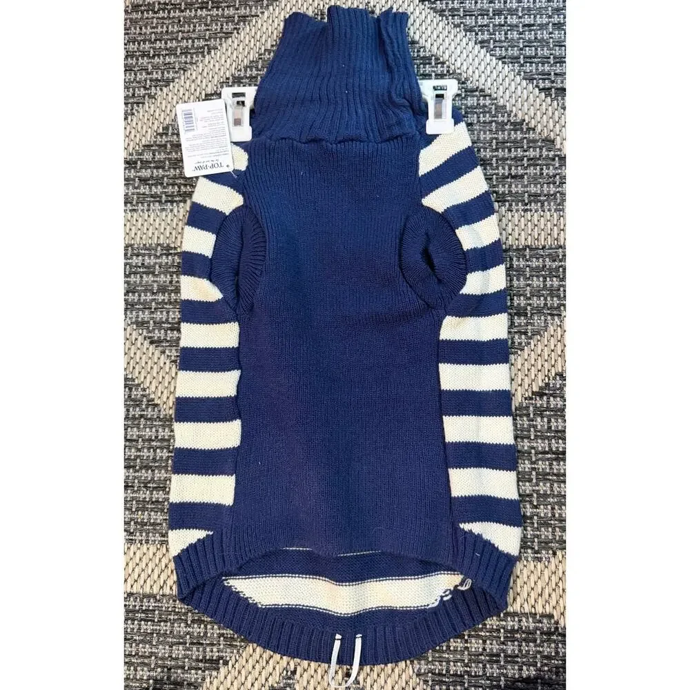 Top Paw Striped Dog Sweater Size XL